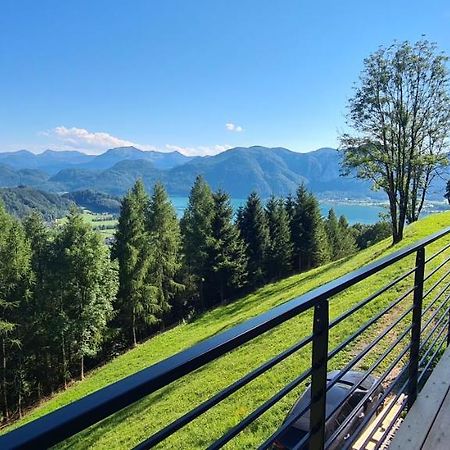 Ruhige Bergvilla In Alleinlage Am Mondsee Mit Seeblick Bergblick Und Whirlpool Innerschwand Ngoại thất bức ảnh