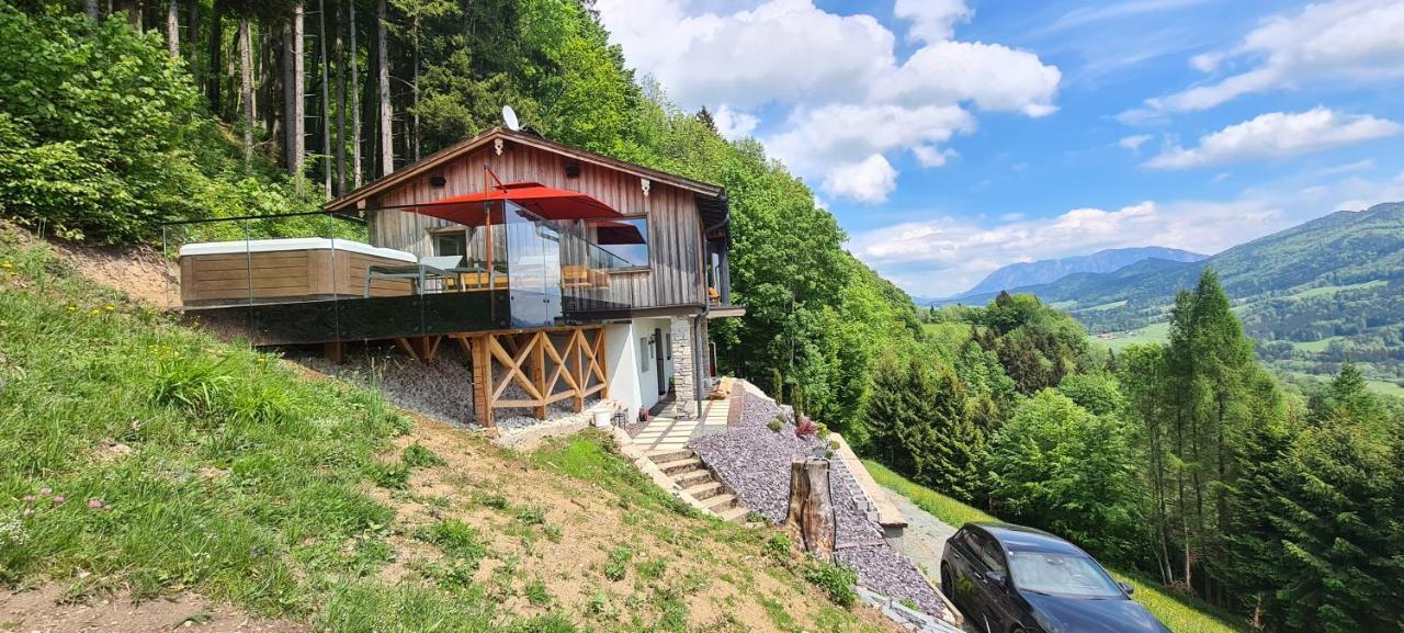 Ruhige Bergvilla In Alleinlage Am Mondsee Mit Seeblick Bergblick Und Whirlpool Innerschwand Ngoại thất bức ảnh